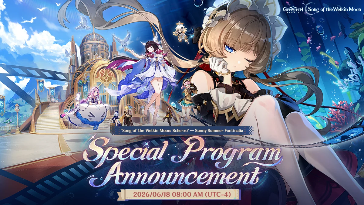 Genshin Impact 6.7 Livestream announcement